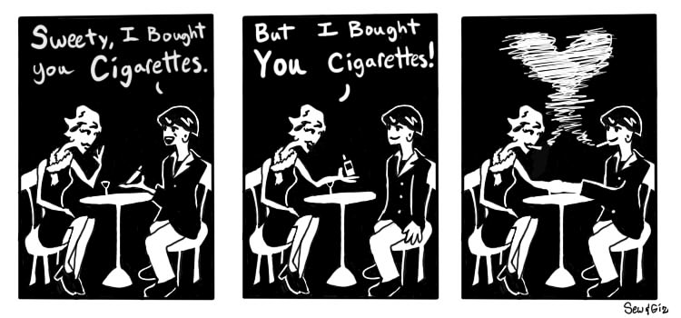Gizcomic – 07 – Smoking